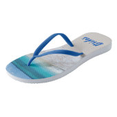 Bridesmaid Beach Hochzeit Flip Flops Badesandalen (Schrägansicht)