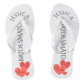 Bridesmaid Beach Wedding | Team Bride Badesandalen