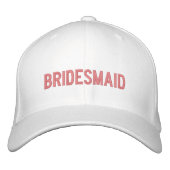 Bridesmaid Bestickte Kappe (Vorderseite)