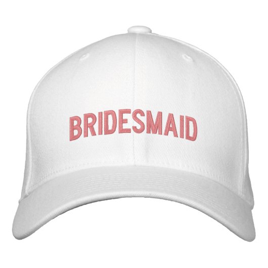 Bridesmaid Bestickte Kappe (Vorderseite)