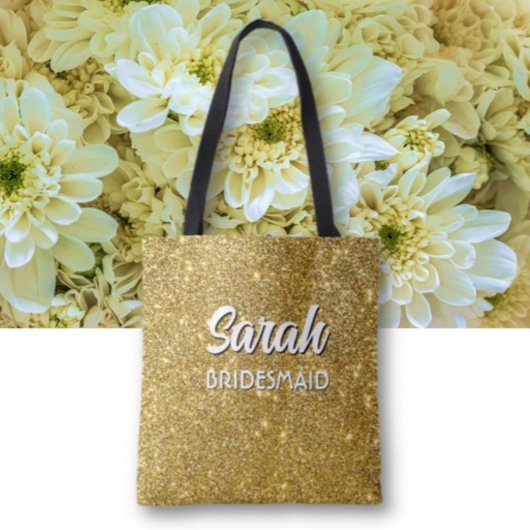 Bridesmaid Bling! Custom cute Wedding attendant Tasche