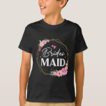 Bridesmaid Blume Bachelorette Brautparty Bride T-Shirt<br><div class="desc">Blume Bachelorette Brautparty Bridesmaid</div>