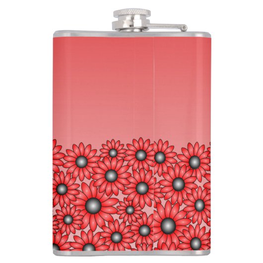 Bridesmaid-Blume Flachmann (Rückseite)