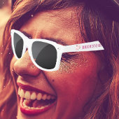 Bridesmaid Blumenspass für Plastiksonnenbrille