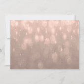 Bridesmaid | Blush Bokeh Einladung (Rückseite)