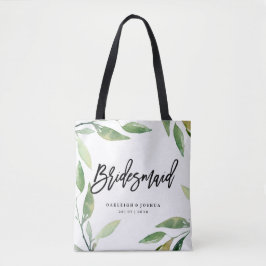 Bridesmaid Bohemische Blätter Hochzeitstorte Tasche