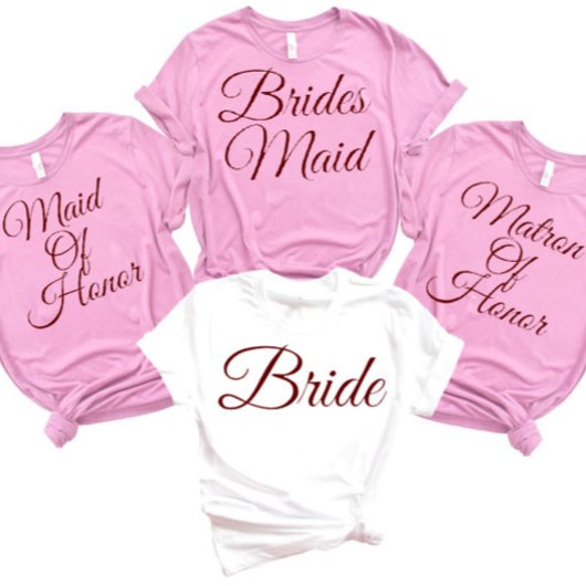 Bridesmaid Brautparty Bachelorette Trauzeugin T-Shirt