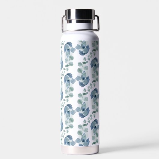 Bridesmaid Brautparty Eucalyptus Wedding Trinkflasche (Rückseite)