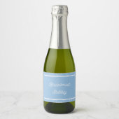 Bridesmaid Bubbly Mini Sparkling Weinkeller Schaumweinetikett (Vorderseite)
