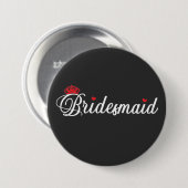 Bridesmaid Button (Vorne & Hinten)