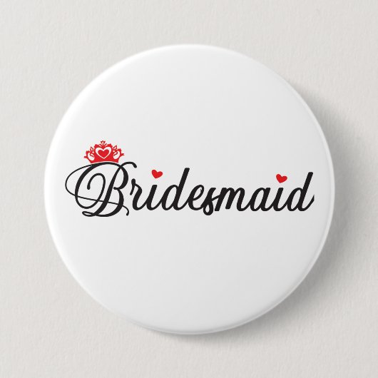 Bridesmaid Button (Vorderseite)
