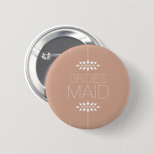 Bridesmaid Button (Vorne & Hinten)