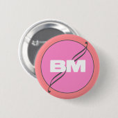 Bridesmaid Button (Vorne & Hinten)