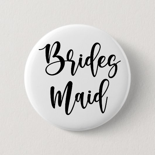 Bridesmaid Button (Vorderseite)