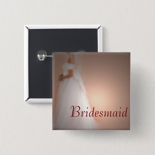 Bridesmaid Button (Vorne & Hinten)