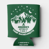 Bridesmaid Camp Junggeselinnen-Abschied kann kühle Dosenkühler (Rückseite)