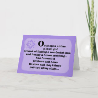 Bridesmaid Card — Einmal Lila Einladung