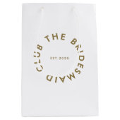 Bridesmaid Club Bachelorette Mittlere Geschenktüte (Vorderseite)