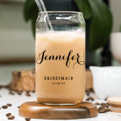 Bridesmaid Custom Personalisiert Name Wedding Part Dosenglas
