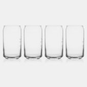 Bridesmaid Custom Personalisiert Names Wedding Par Dosenglas (Rechts)