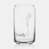 Bridesmaid Daffodil März Birth Month Blume Dosenglas (Vorderseite)