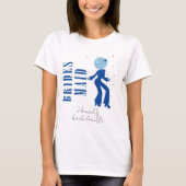 Bridesmaid Dancing Queens Disco santorini musikali T-Shirt (Vorderseite)