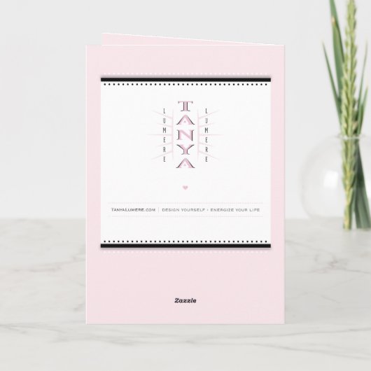 Bridesmaid Daughter Schönes Herz Schöne Rose Karte (Rückseite)