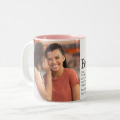 Bridesmaid Definition Foto Gastgeschenk Hochzeit Zweifarbige Tasse (Vorderseite Links)
