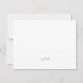 Bridesmaid Definition Vorschlagskarte Mitteilungskarte (Rückseite)