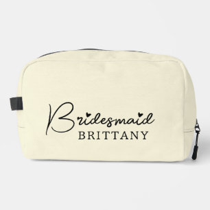 Bridesmaid Dopp-Kit, Tasche für kundenspezifisches