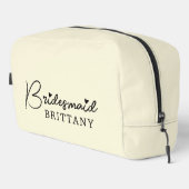Bridesmaid Dopp-Kit, Tasche für kundenspezifisches (Rechte Ecke)