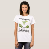 Bridesmaid Drinking Margaritas With My Senoritas B T-Shirt (Vorne ganz)