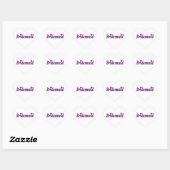 Bridesmaid Einfach Liebe Herz-Aufkleber (Blatt)