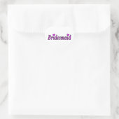 Bridesmaid Einfach Liebe Herz-Aufkleber (Tasche)