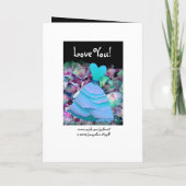 Bridesmaid Einladung BLUE Gown auf Blume Cloud (Rückseite)