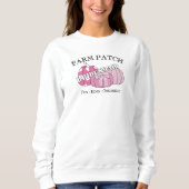 Bridesmaid Farm Patch Fall Cute Sweatshirt (Vorderseite)