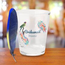 Bridesmaid Favor Vintag Parakeet