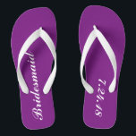 Bridesmaid Flip Flops Badesandalen<br><div class="desc">Woll ein lustiges und nützliches Geschenk für deine Brautmädchen? Wie wär's mit ein paar Flip Flops? Passen Sie das Datum auf Ihren speziellen Tag an und fühlen Sie sich ganz besonders. Diese wären perfekt zum Tragen, während jeder sich das Haar und das Make-up fertig macht und der Empfang die Nacht...</div>