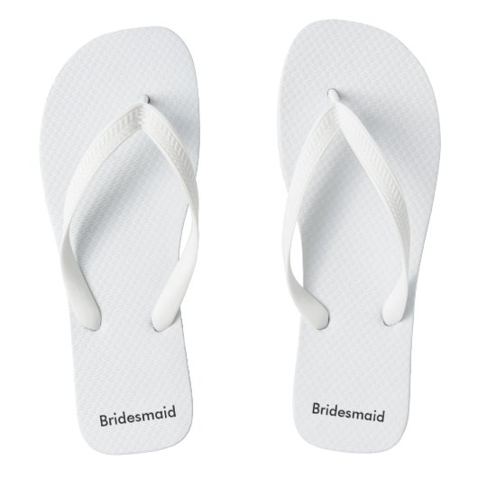 Bridesmaid Flipflops Badesandalen (Fußbett)