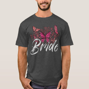 Bridesmaid Floral Wreath Brautparty Wedding Bri T-Shirt
