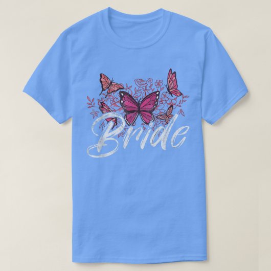 Bridesmaid Floral Wreath Bridal Shower Wedding Bri T-Shirt (Design vorne)