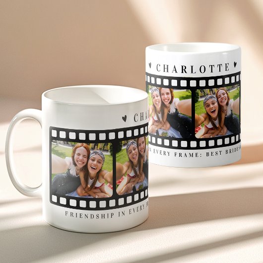 Bridesmaid Foto Brautparty Kaffeetasse