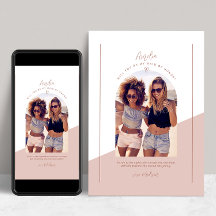 Bridesmaid Foto Persönliche Vorschlagskarte