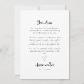 Bridesmaid Foto Strip 3 Pictures Vorschlag Card Einladung (Rückseite)