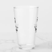 Bridesmaid fügen Name monogramm einfach minimalmod Glas (Links)
