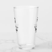 Bridesmaid fügen Name monogramm einfach minimalmod Glas (Rechts)