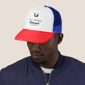 Bridesmaid fügen Name monogramm einfach minimalmod Truckerkappe (Beispiel)