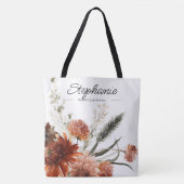 Bridesmaid Fvor Rustic Floral Bouquet Tasche (Vorderseite)