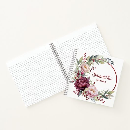 Bridesmaid-Gabe Notizblock (Innenseite)