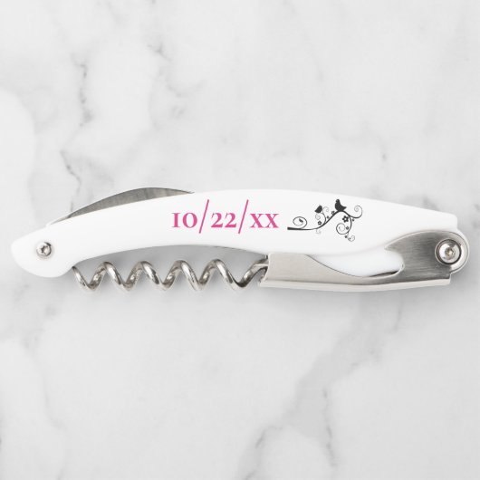 Bridesmaid-Gastgeschenk Hochzeit Kellnermesser (Rückseite)